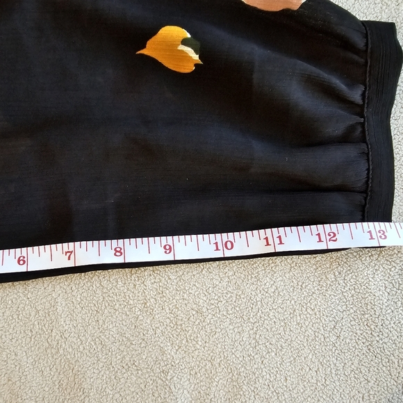 Madewell Tie Front 3/4 Sleeve Mini Dress Drifting Flowers Women's Sz 0 - Picture 13 of 14